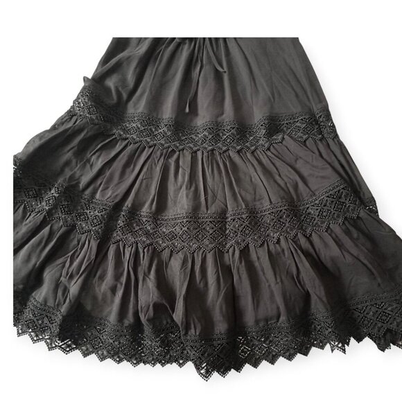 CHARO RUIZ IBIZA Crocheted Lace-trimmed Cotton-blend Dress, Size S, NWT - Picture 11 of 16